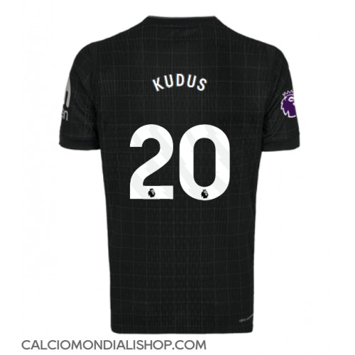 Maglie da calcio Tottenham Hotspur Mohammed Kudus #20 Seconda Maglia 2025-26 Manica Corta